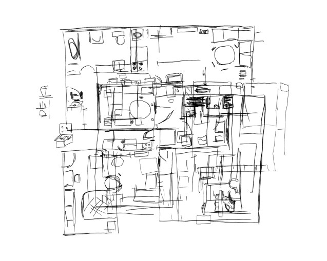 Drawing the old apartment_Family