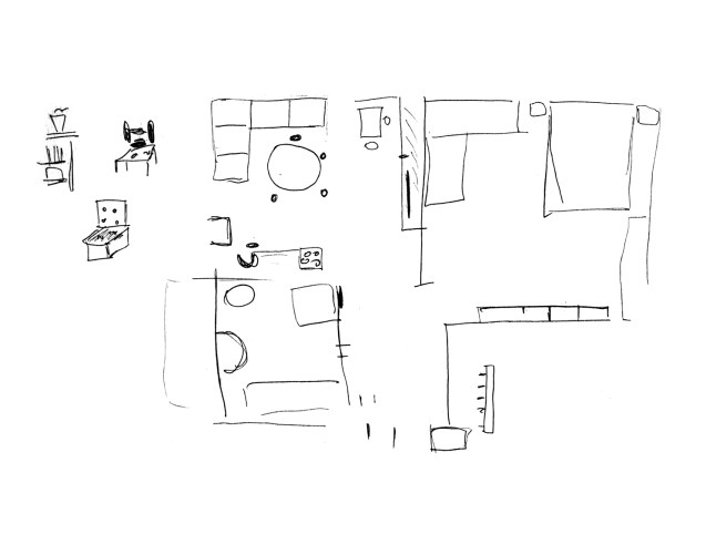 Drawing the old apartment_Mom