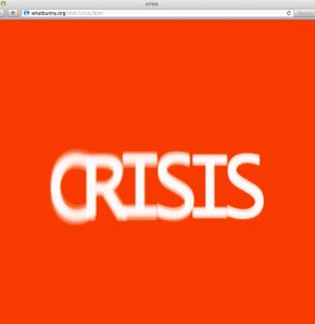 crisis