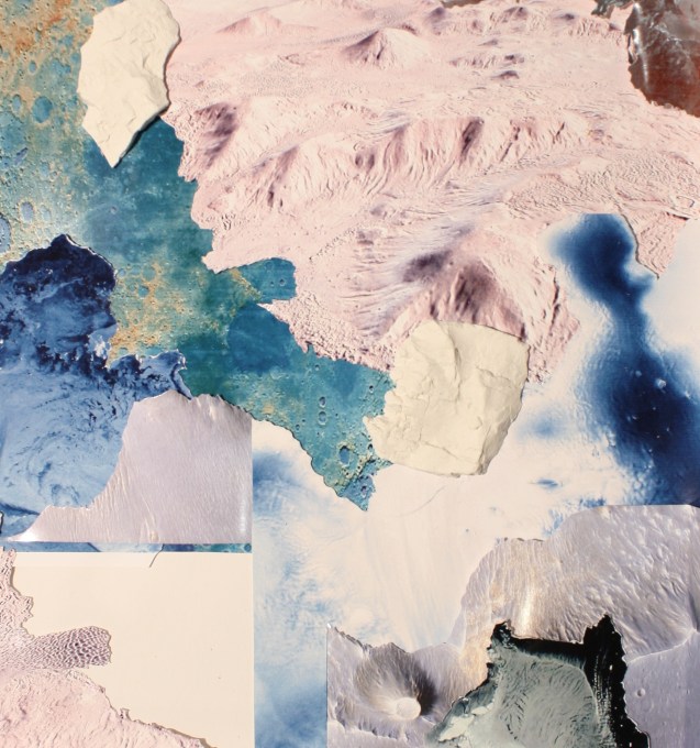 collage of a landscape we all agree on, but have never known.