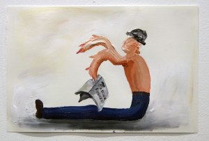 Man Mantis Getting Ready to Read The Book Review